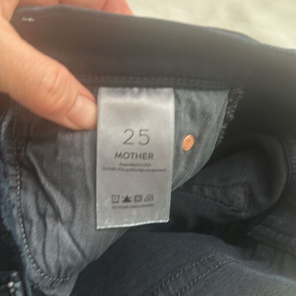 NWT Mother The Mid Rise Dazzler Ankle Fray, Size 25, Color Holding Hands - Picture 8 of 12